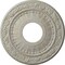 Ekena Millwork Nadia Ceiling Medallion (Canopies up to 4 7/8"), 12 1/8"OD x 3 5/8"ID x 7/8"P, Pot of Cream Crackle CM12NAPCC - alternate 1